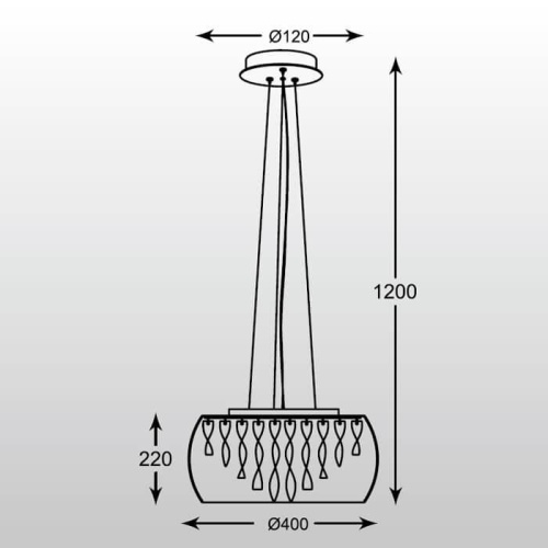 Подвесная люстра Zumaline Biagio MD1318-5
