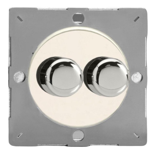 Диммер поворотный Varilight двойной Matt White EGTP2Y.MW