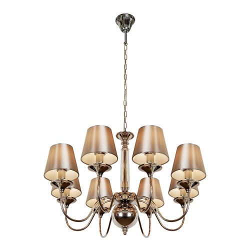 Подвесная люстра iLamp Rolling P2406-8 Nickel