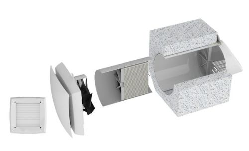 Энергоэффективная приточно-вытяжная вентиляционная установка с рекуператором Royal Clima FIATO RCF-70 LUX с подогревом, с Wi-Fi, Алиса