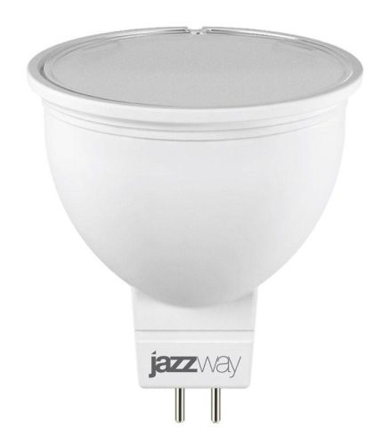 Лампа светодиодная диммируемая Jazzway GU5.3 7W 4000K матовая 1035431 Лампа светодиодная диммируемая Jazzway GU5.3 7W 4000K матовая 1035431