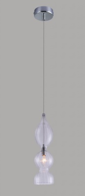 Подвесной светильник Crystal Lux Iris SP1 B Transparent