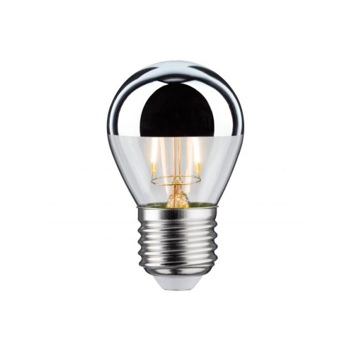 Лампа светодиодная E27 2,5W 2700K груша зеркальная 28384