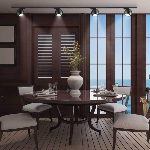 Трековый однофазный светодиодный светильник Novotech Port Ball 358352