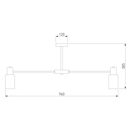 Потолочная люстра Eurosvet Vegga 70160/12 латунь Smart