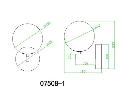 Бра Kink Light Сида 07508-1,20