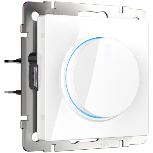 Диммер с подсветкой Werkel WL01-DM600-LED белый 4690389129711