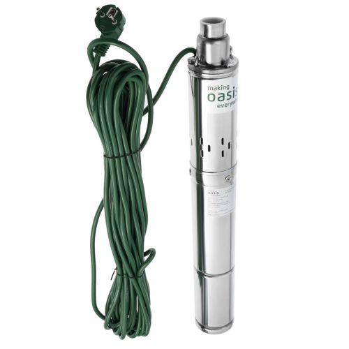 Скважинный насос винтовой Oasis SV 30/60 670 Вт глубинный, погружной, расход 30 л/мин, напор 60 м, размеры 75*547 мм