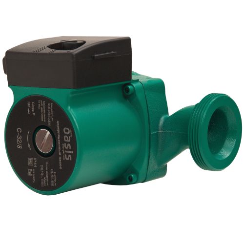 Насос циркуляционный для отопления Oasis C-32/8 с мокрым ротором, 245 Вт, напор 8 м, 170 л/мин, с накидными гайками