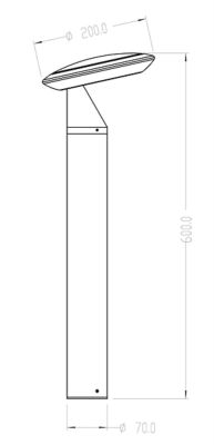 Уличный светодиодный светильник Deko-Light Bermuda 733056