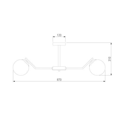 Подвесная люстра Eurosvet Frost 70154/8 хром