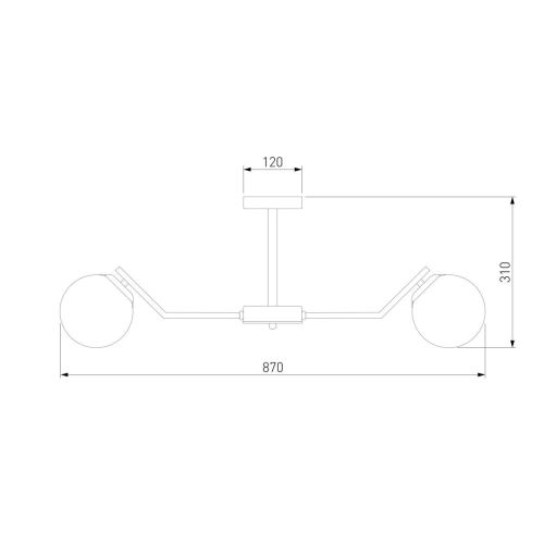 Подвесная люстра Eurosvet Frost 70154/8 латунь