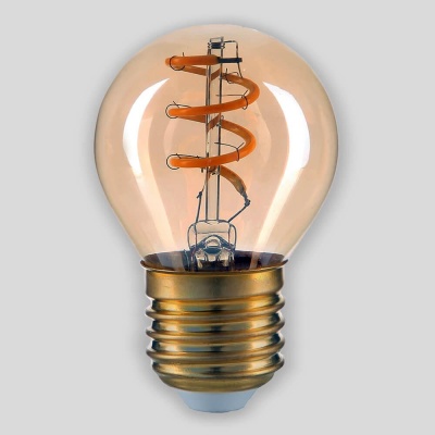 Лампа светодиодная филаментная Hiper E27 6W 2400K янтарная HL-2219