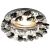 Встраиваемый светильник Ambrella light Crystal K206 BK/CH Встраиваемый светильник Ambrella light Crystal K206 BK/CH
