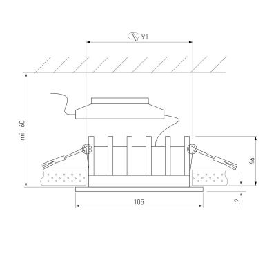 Встраиваемый светодиодный светильник Elektrostandard Combi 25068/LED a069007