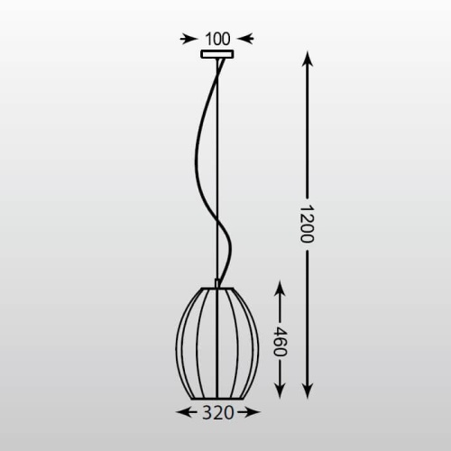 Подвесной светильник Zumaline Rame OYD-10327A-SP1