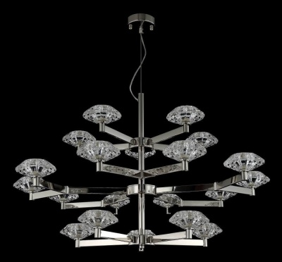 Подвесная люстра Crystal Lux Rebeca SP5+10+5 Nickel