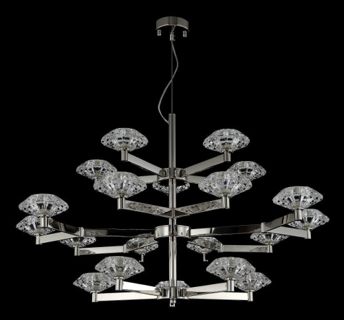 Подвесная люстра Crystal Lux Rebeca SP5+10+5 Nickel