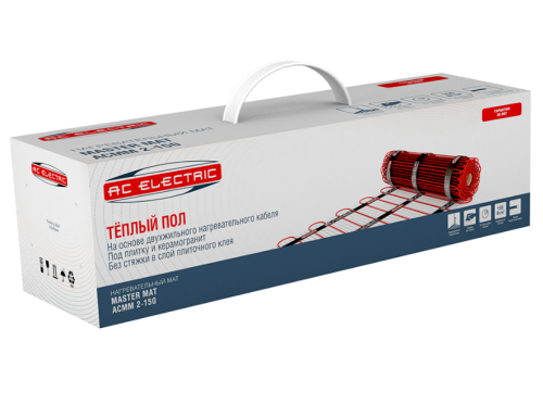 Мат нагревательный AC ELECTRIC ACMM 2-150-6 (комплект теплого пола)