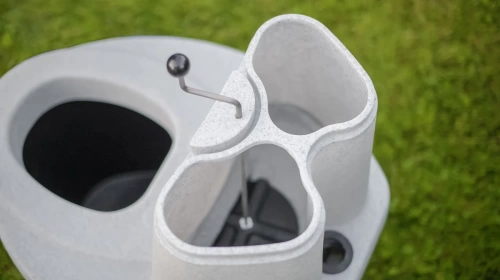 Туалет торфяной Rostok черный