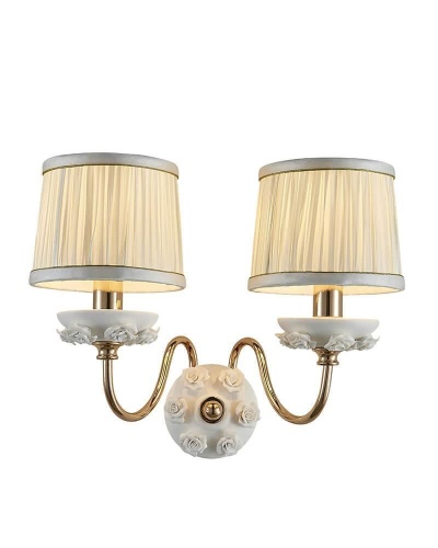 Бра Lumien Hall Эрин 1030/2W-GD-WT