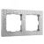 Рамка Werkel Hammer на 2 поста серебряный W0022406 4690389163395 Рамка Werkel Hammer на 2 поста серебряный W0022406 4690389163395