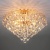 Подвесная люстра Eurosvet 3299/9 золото/прозрачный хрусталь Strotskis