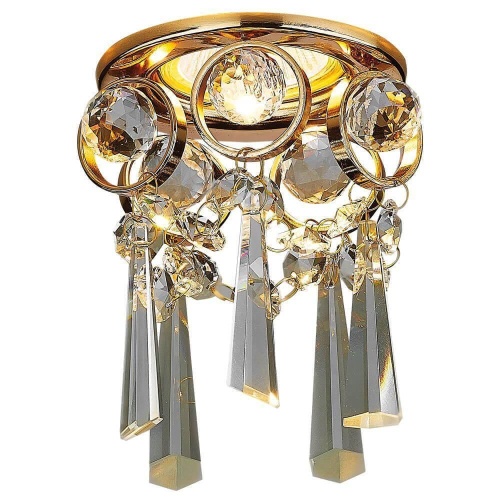 Встраиваемый светильник Ambrella light Crystal K2222 CL/G
