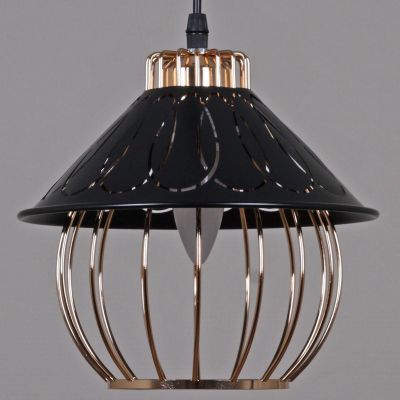 Подвесная люстра Reluce 02503-0.9-03 BK+GD