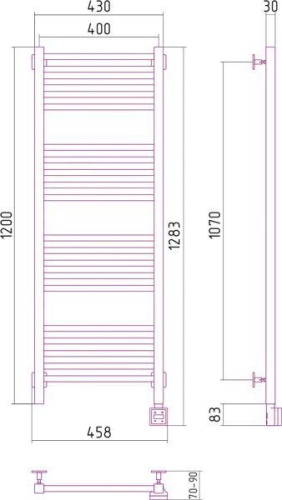 Сунержа Модус 1200х400