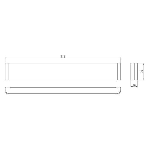 Настенный светодиодный светильник Mantra Egeo 8909
