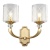 Бра Crystal Lux Gracia AP2 Gold