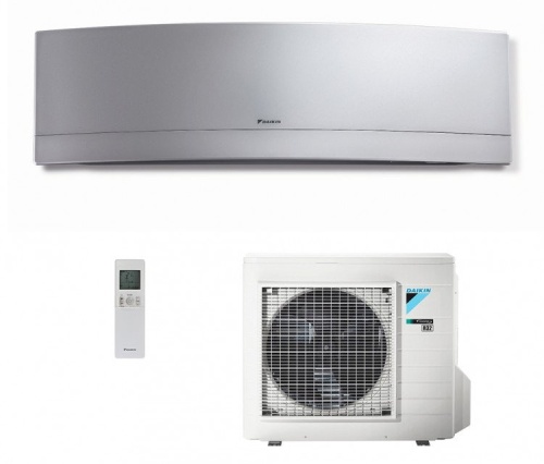 Инверторный кондиционер серебристого цвета Daikin FTXJ35M-S/RXJ35M