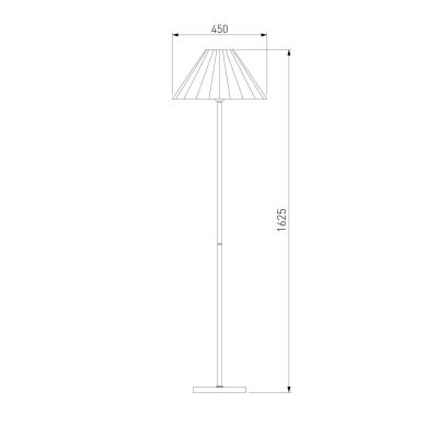Торшер Eurosvet Peony 01133/1 хром/графит