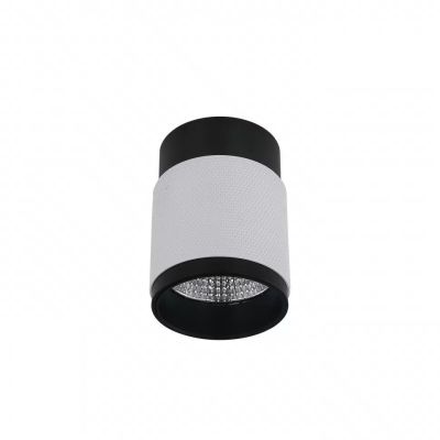 Потолочный светодиодный светильник iLedex Delta 1955-10W-3000K-36 BK+WH