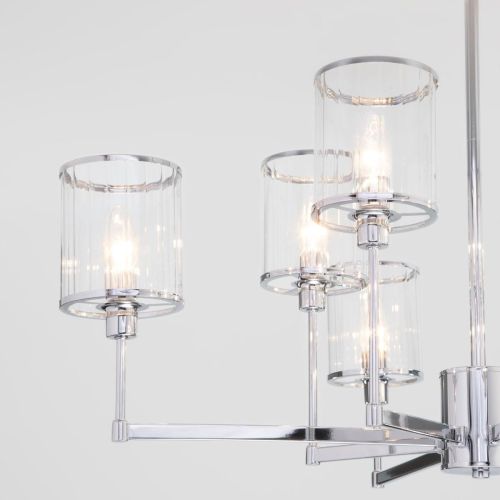 Потолочная люстра Eurosvet 60144/8 хром