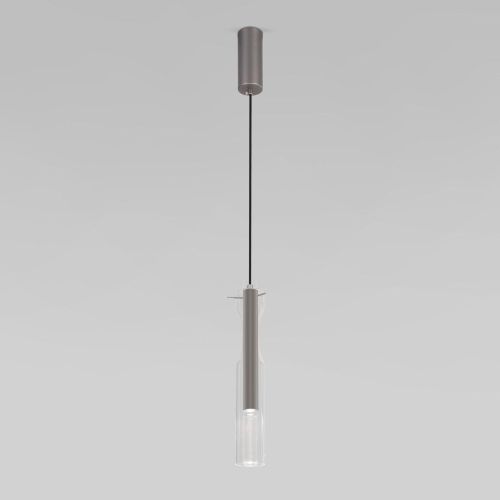 Подвесной светодиодный светильник Eurosvet Swan 50254/1 Led графит