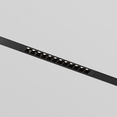 Трековый светодиодный светильник Denkirs Simple Grill DK8201-BK