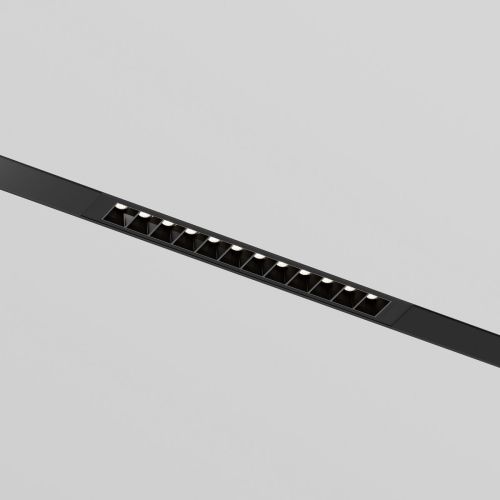 Трековый светодиодный светильник Denkirs Simple Grill DK8201-BK