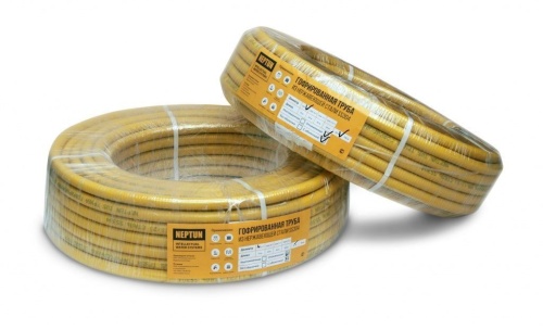 Труба гофрированная 15A отожженная в оболочке 10 м