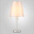 Настольная лампа Crystal Lux Renata LG1 Silver