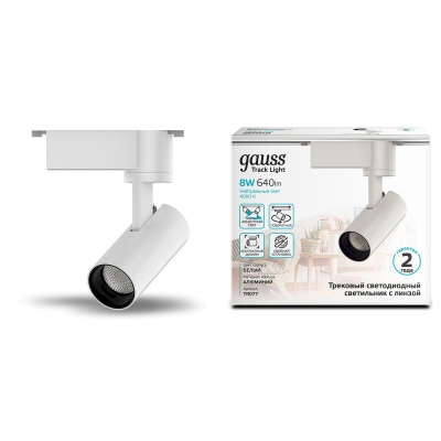 Трековый светодиодный светильник Gauss Track Light Led TR077