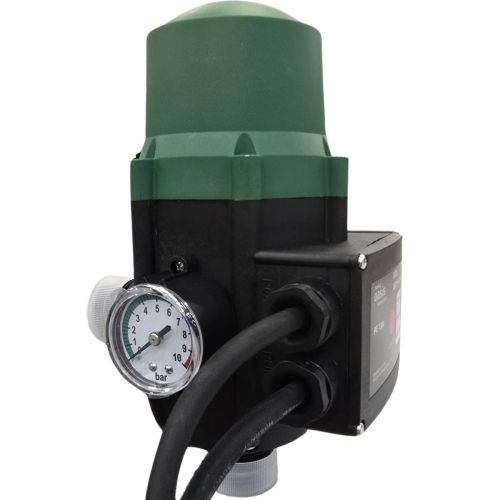Блок автоматики для насоса водяного Oasis PC-13A с кабелем, электронное реле давления воды с манометром