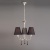 Подвесная люстра Mantra Paola Painted Silver 3532