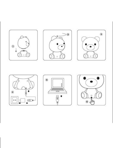 Настольная лампа Lucide Dodo Bear 71590/03/31