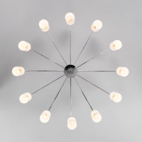 Потолочная люстра Eurosvet Vegga 70160/12 хром Smart