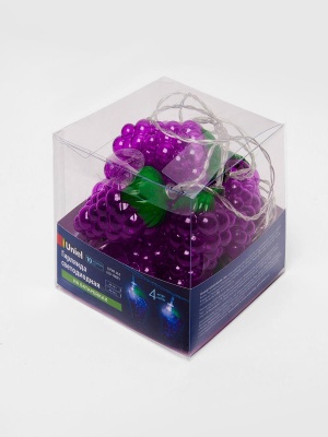 Светодиодная гирлянда Uniel Виноград белый ULD-S0400-010/STB/2AA White IP20 Grapes UL-00003392