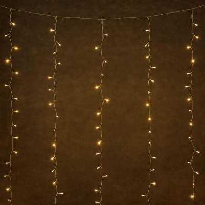 Уличная светодиодная гирлянда Vegas Занавес 220V теплый белый без мерцания 55147