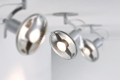 Лампа светодиодная GU10 4W 2700K полусфера прозрачная 28514