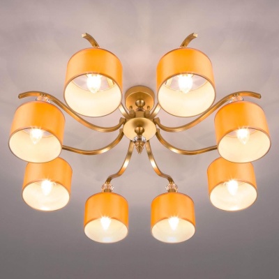 Потолочная люстра Eurosvet 60070/8 перламутровое золото